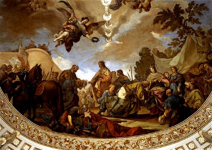 Francisco Bayeu - Ceiling fresco (detail) - WGA01520. Free illustration for personal and commercial use.
