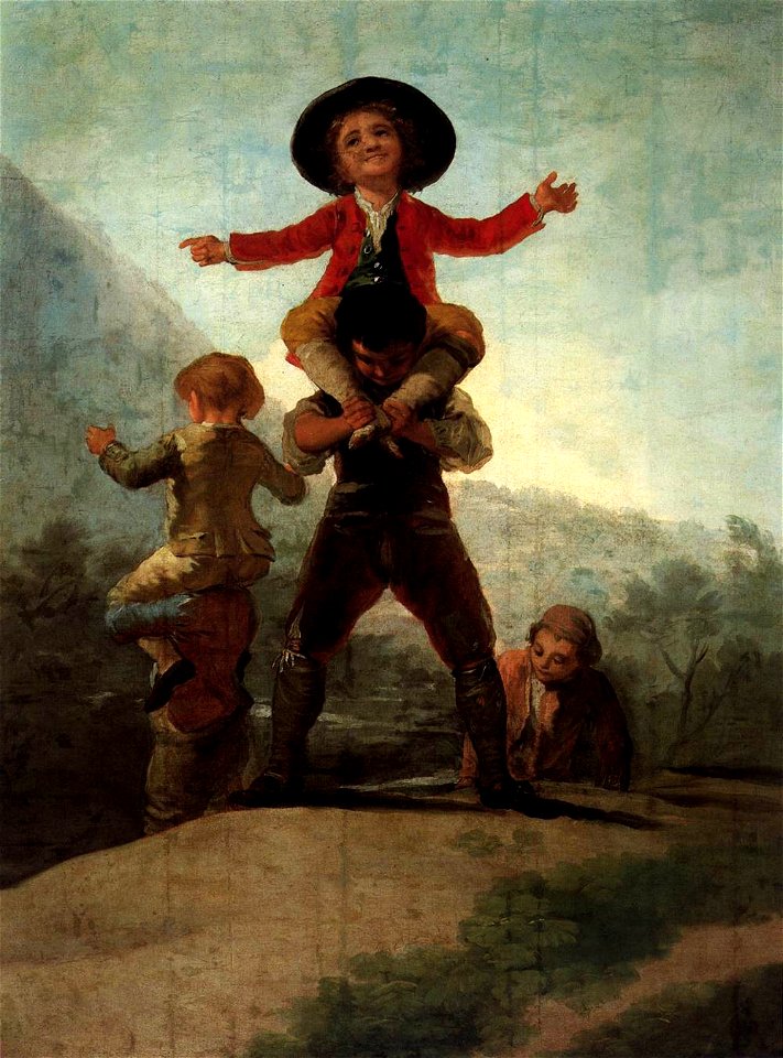 Francisco de Goya y Lucientes - Playing at Giants - WGA10011