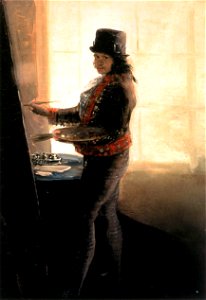 Francisco de Goya y Lucientes - Self-Portrait in the Workshop - WGA10008