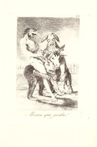 Francisco de goya y lucientes look how solemn they are plate 63 from l084347)