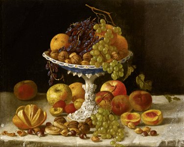 John F. Francis - Still-life with white compote (1857)