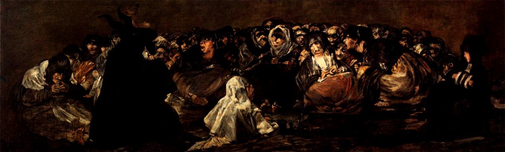 Francisco de Goya y Lucientes - Witches Sabbath (The Great He-Goat) - WGA10108