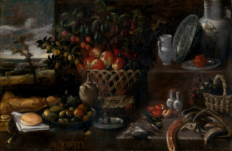 Francisco Barrera - Alegória mesiaca august - O 272 - Slovak National Gallery