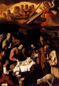Francisco de Zurbarán - The Adoration of the Shepherds - WGA26058