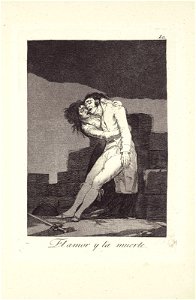 Francisco de goya y lucientes love and death plate 10 from los caprich082630)