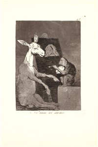 Francisco de goya y lucientes neither more nor less plate 41 from los083646)