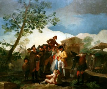 Francisco de Goya y Lucientes - El guitarrista ciego (edit)
