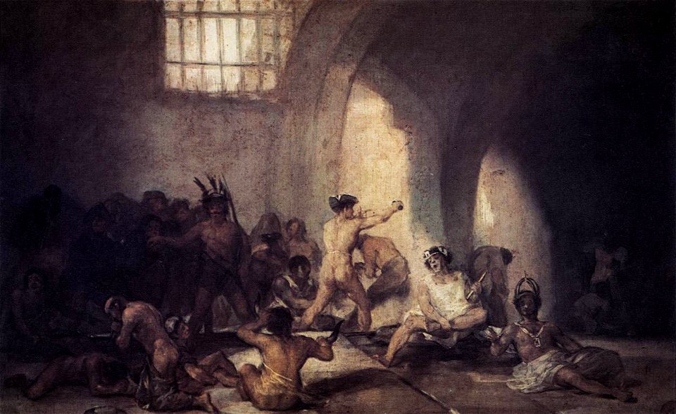 Francisco de Goya y Lucientes - The Madhouse - WGA10078