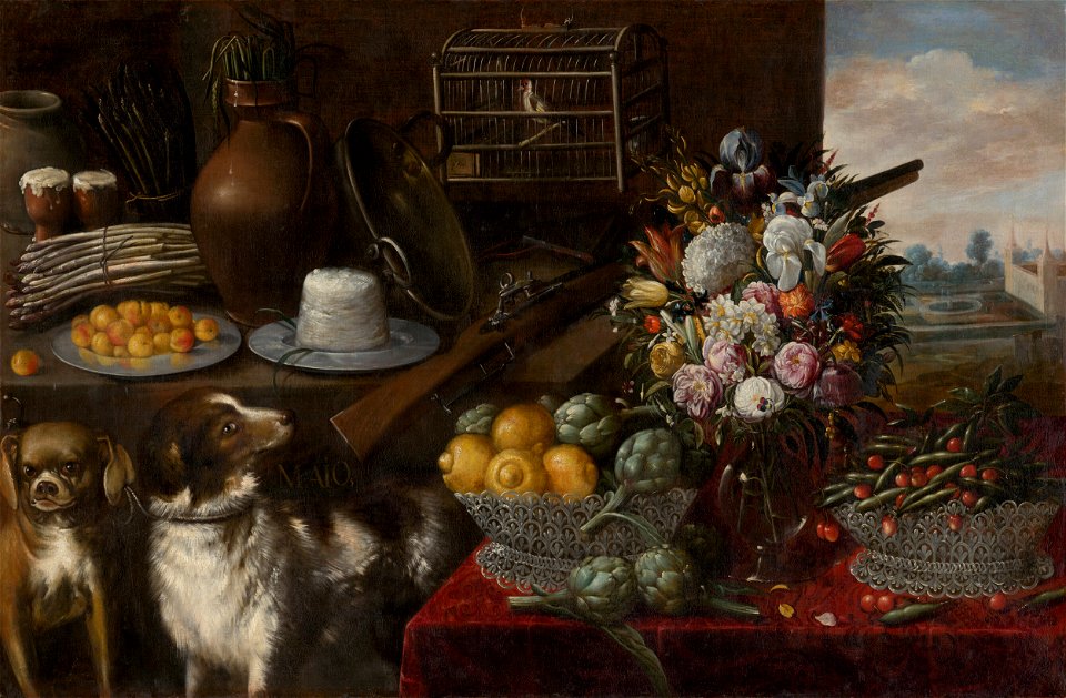Francisco Barrera - Alegória mesiaca máj - O 348 - Slovak National Gallery