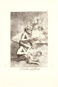 Francisco de goya y lucientes devout profession plate 70 from los capr084554)