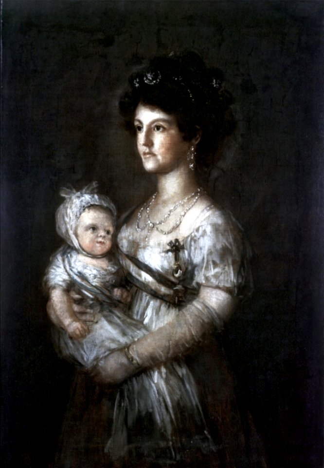 Francisco Goya - Portrait of Marie Louise of Bourbon-Spain, Queen of Etruria