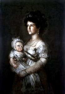 Francisco Goya - Portrait of Marie Louise of Bourbon-Spain, Queen of Etruria