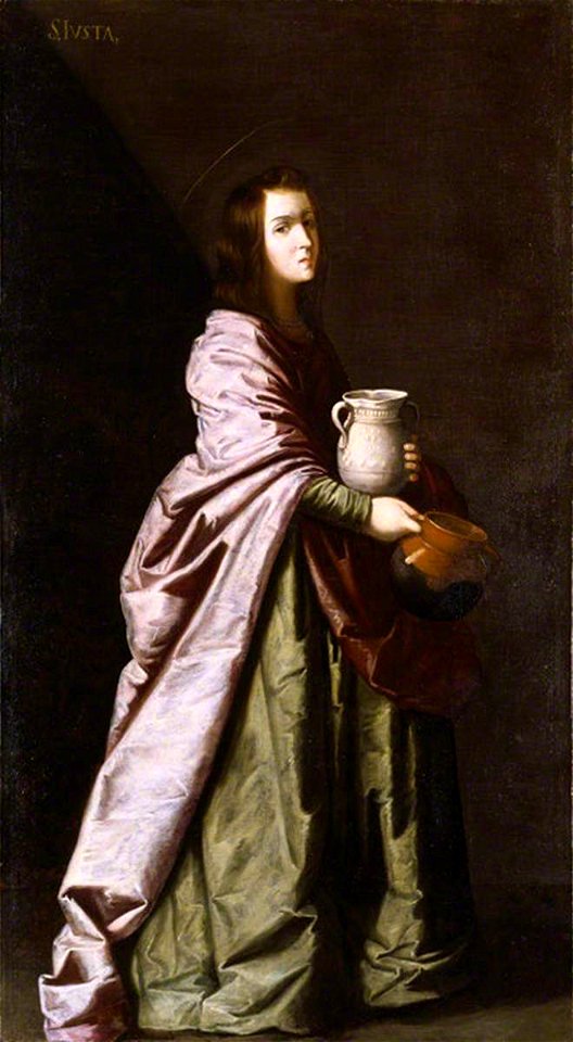 Francisco de Zurbarán (1598-1664) (studio of) - Saint Justa (d.304) - 1257130 - National Trust