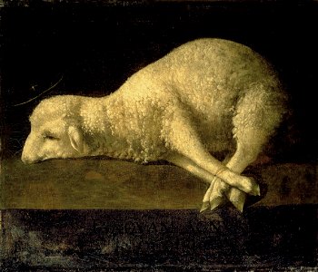 Francisco de Zurbarán - Agnus Dei - Google Art Project