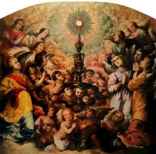 Francisco de Herrera el Viejo - Exaltación de la Eucaristía - Archicofradía Sacramental de las Siete Palabras
