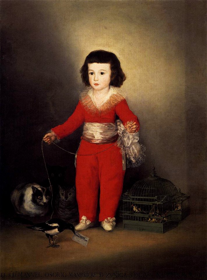 Francisco de Goya y Lucientes - Don Manuel Osorio Manrique de Zuñiga - WGA10003