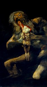 Francisco de Goya, Saturno devorando a su hijo (1819-1823)