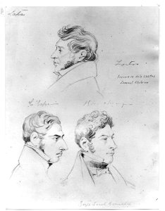 Francisco de la Lastra, C. Espin y Jorge Beauchef, retrato