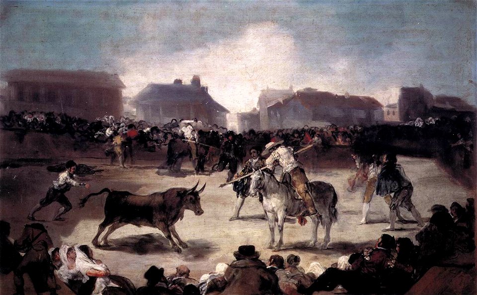 Francisco de Goya y Lucientes - A Village Bullfight - WGA10077