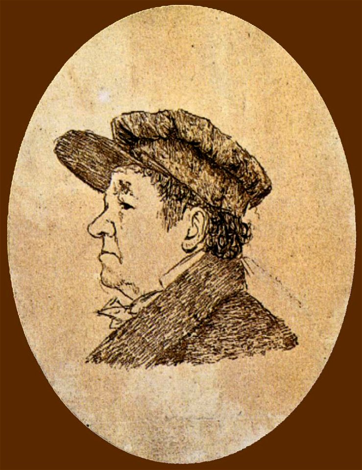 Francisco de Goya y Lucientes - Self-Portrait Aged 78 - WGA10167