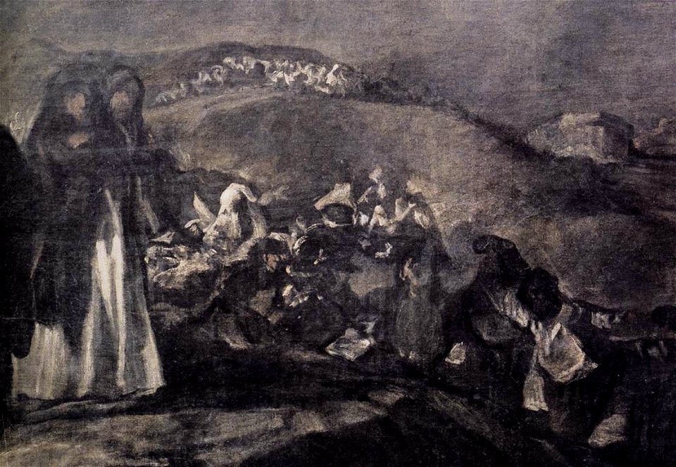 Francisco de Goya y Lucientes - A Pilgrimage to San Isidro (detail ...