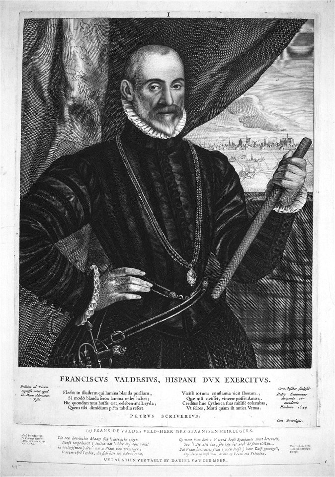 Francisco de Valdes, by Cornelis de Visscher (1628-29 - 1658)