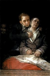 Francisco de Goya y Lucientes - Self-Portrait with Doctor Arrieta - WGA10093