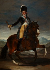 Francisco de Goya - Retrato ecuestre de Fernando VII - Google Art Project