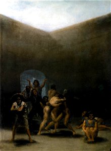 Francisco de Goya y Lucientes - The Yard of a Madhouse - WGA10018