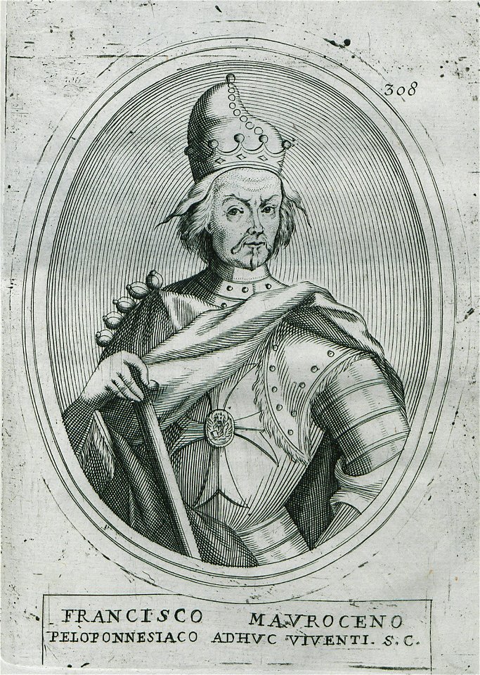 Francisco Mavroceno Peloponnesiaco adhuc viventi sc - Fanelli Francesco - 1695