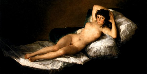 Francisco de Goya y Lucientes - The Nude Maja (La Maja Desnuda) - WGA10044
