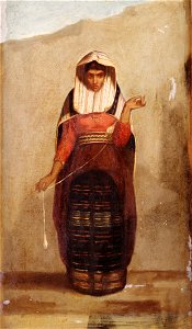 Francisco Laso - The Spinner - Google Art Project