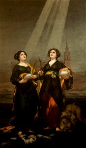 Francisco Goya (1746-1828) - Heilige Justa en Rufina - kathedraal Sevilla 19-03-2011 11-21-29