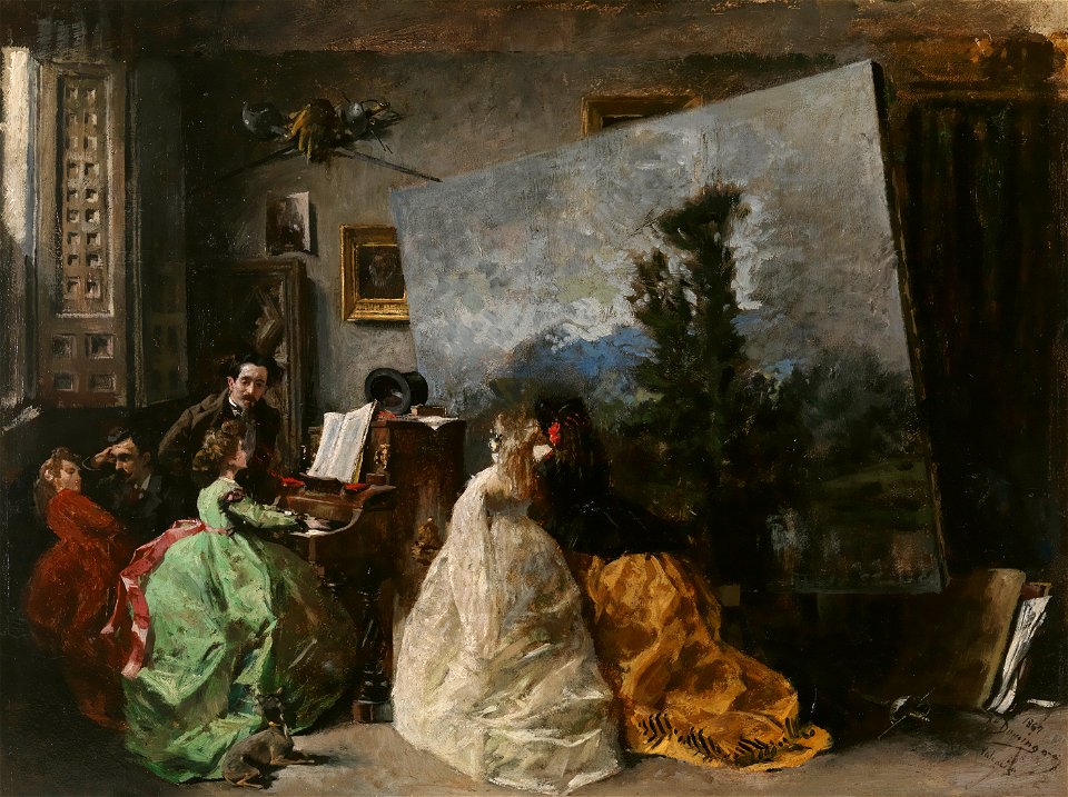 Francisco Domingo Marques El estudio de Muñoz Degrain