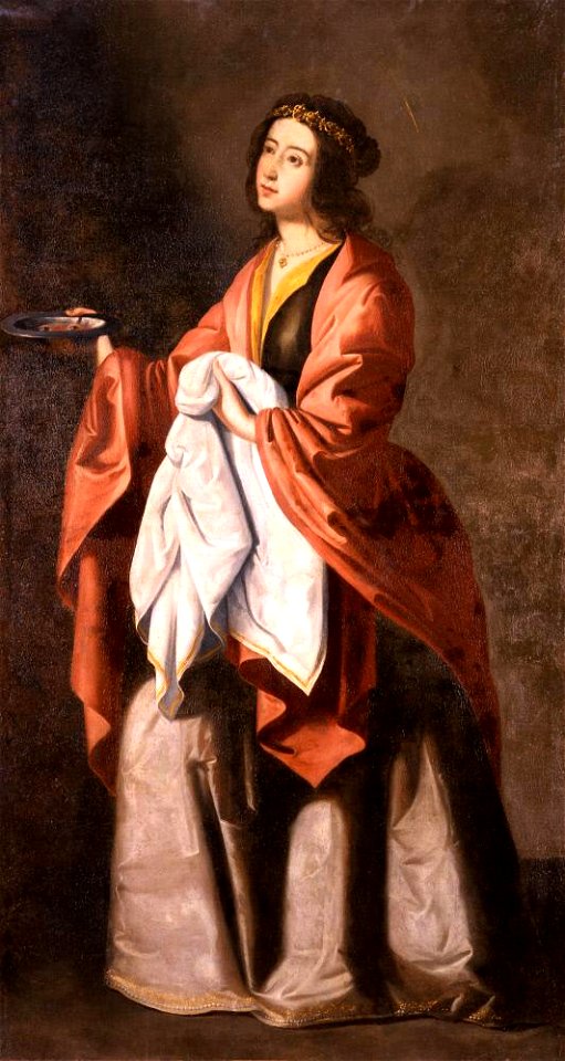 Francisco de Zurbarán - Saint Lucy - A94 - Hispanic Society of America