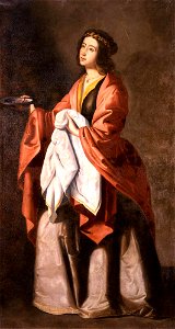 Francisco de Zurbarán - Saint Lucy - A94 - Hispanic Society of America