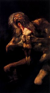 Francisco de Goya y Lucientes - Saturn Devouring One of his Children - WGA10109