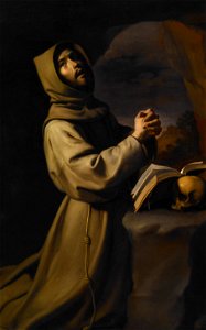 Francisco de Zurbarán - St. Francis in Meditation - 62.13 - Indianapolis Museum of Art