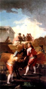 Francisco de Goya y Lucientes - Fight with a Young Bull - WGA9988