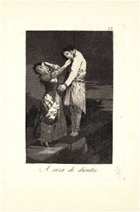 Francisco de goya y lucientes out hunting for teeth plate 12 from los082715)