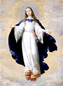 Francisco de Zurbarán - The Immaculate Conception - WGA26071. Free illustration for personal and commercial use.