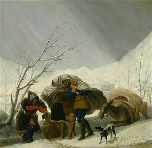 Francisco José de Goya y Lucientes - Winter Scene - 1990.558 - Art Institute of Chicago