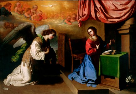 Francisco de Zurbarán, Spanish - The Annunciation - Google Art Project