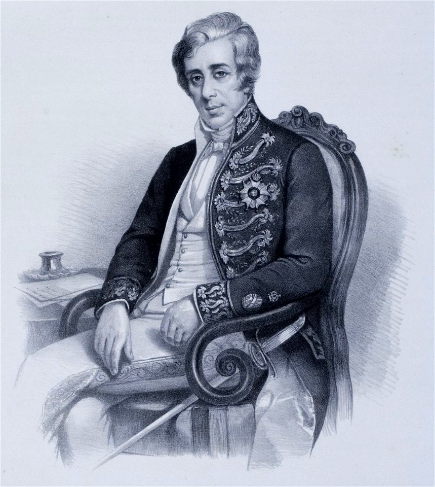 Francisco de Paula Souza e Mello- Litografia (cropped)