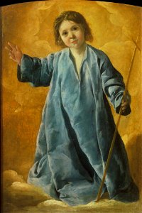 Francisco de Zurbaran - The Infant Christ - Google Art Project. Free illustration for personal and commercial use.