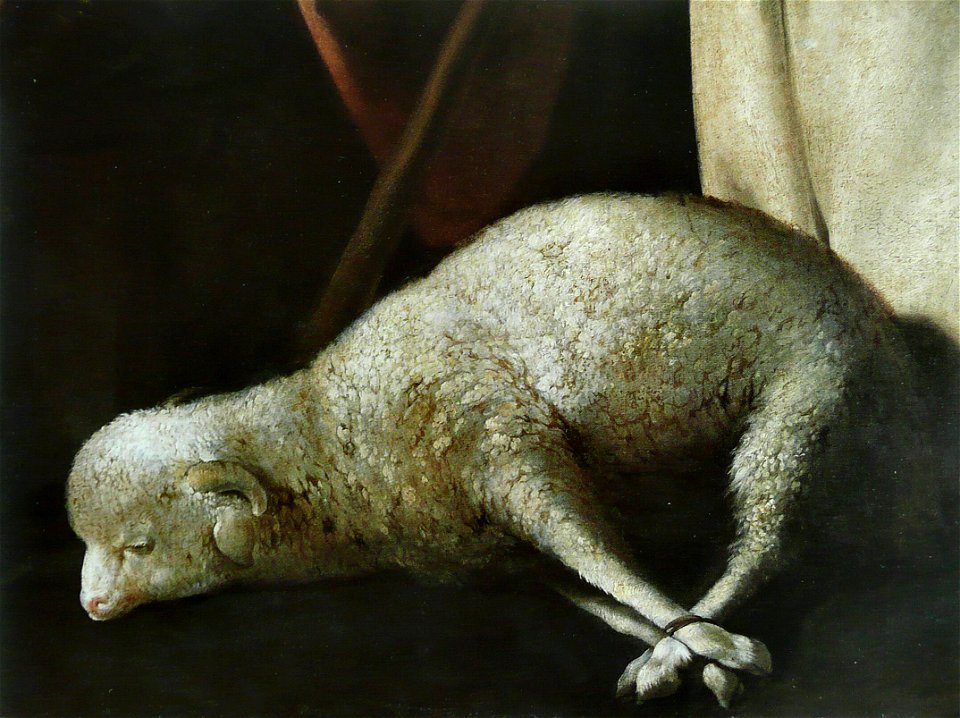 Francisco de Zurbarán - Adoration des bergers (détail)