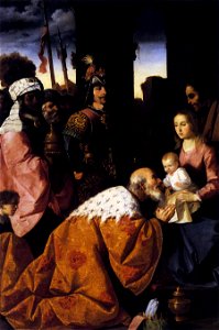 Francisco de Zurbarán - Adoration of the Magi - WGA26057. Free illustration for personal and commercial use.