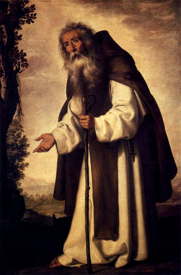 Francisco de Zurbarán - St Anthony Abbot - WGA26064