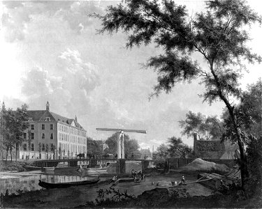Franciscus Andreas Milatz - De plantage Muidergracht - SB 4505 - Amsterdam Museum