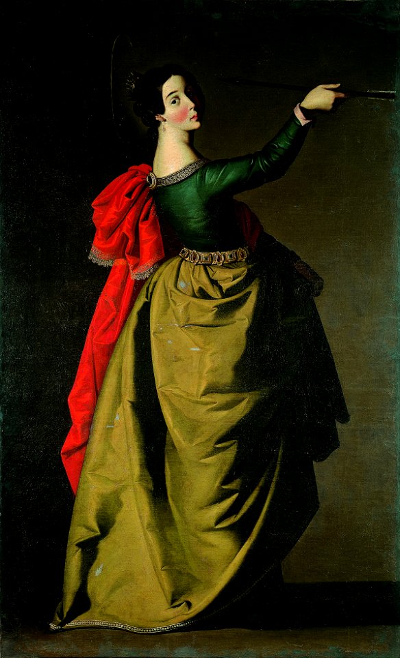Francisco de Zurbarán - Saint Ursula - Google Art Project